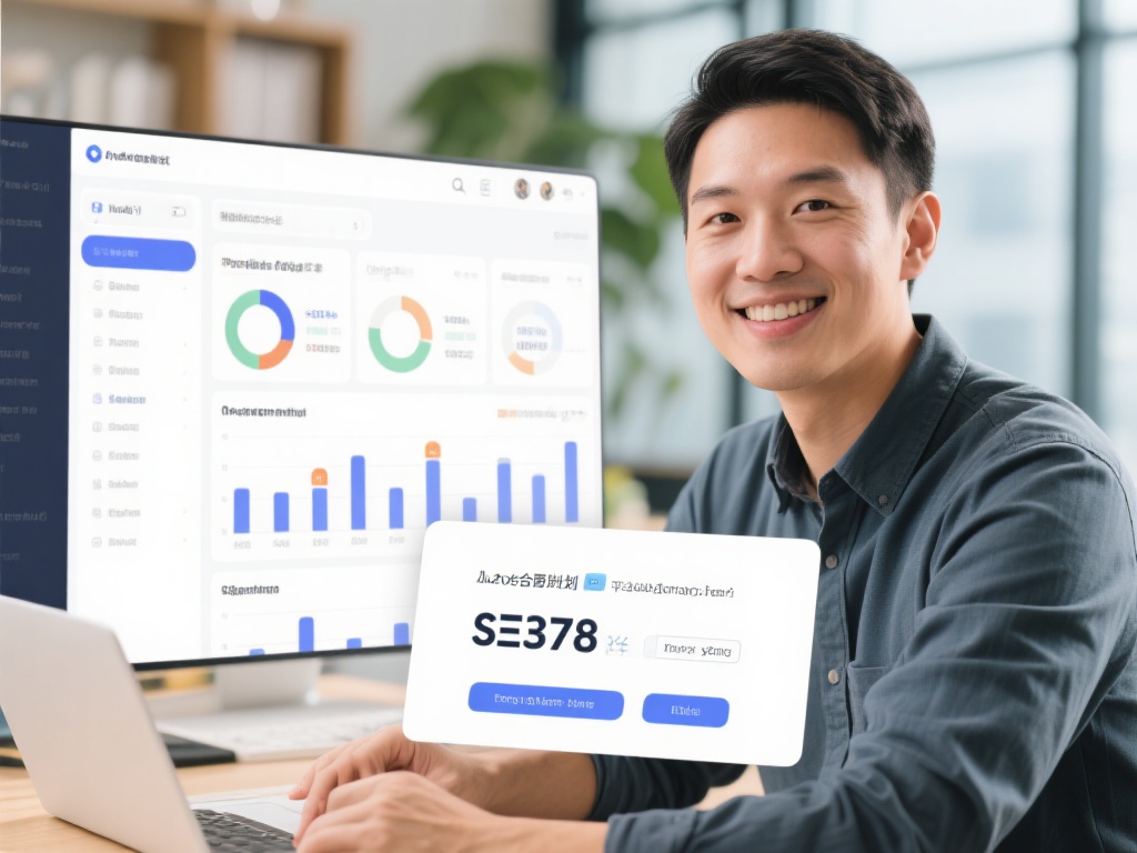 以一位小型创业者为例，他在加入合营计划后，利用平台