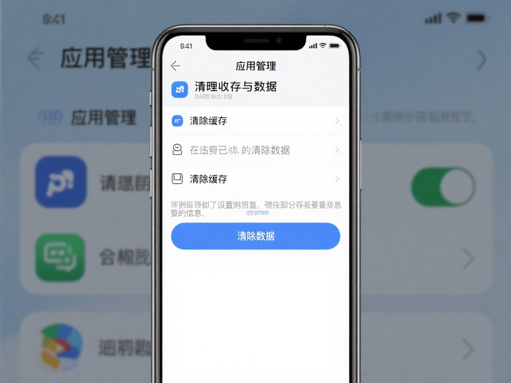 清理缓存与数据
在手机设置中找到“应用管理”，选